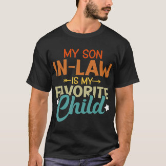 T-shirt Mon gendre est mon enfant préféré Humour familial