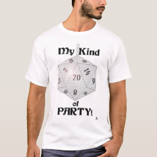 T-shirt Mon genre de jeu amusant Dice Gamer Design