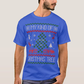 T-shirt Mon genre de Noël Arbre de vacances design