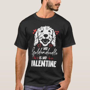 T-shirt Mon Goldendoodle est mon amoureux des chiens valen