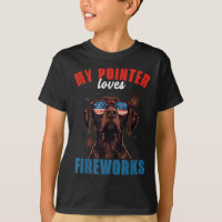 Mon Gsp Aime Les Feux 4 juillet Chien Patriotique