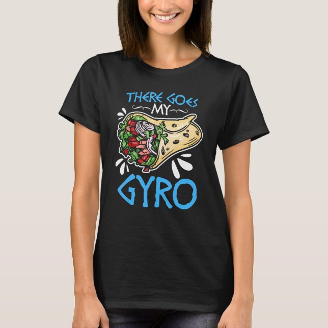 T-shirt Mon Gyro Gyro Grecque Gyro Gyro Gyro Sandwich G (Devant)