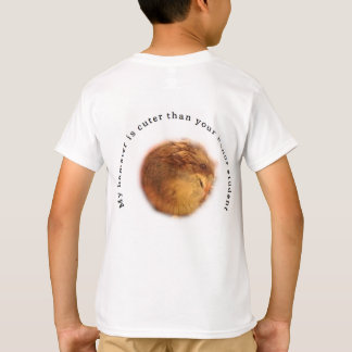 T-shirt mon hamster est plus mignon que votre étudiant