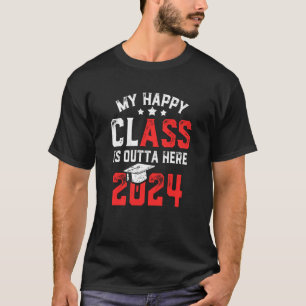 T-shirt Mon Happy Class Est Extérieur Ici 2024 Senior 24Gr