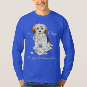 T-shirt Mon Havanese a mangé mon plan de cours