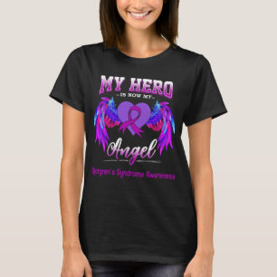T-shirt Mon héros est maintenant mon ange Syndrome de Sjög