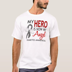 T-shirt Mon héros est mon diabète d'ange