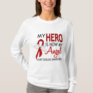 T-shirt Mon héros est mon maladie cardiaque d'ange