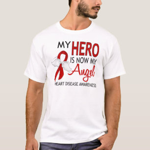 T-shirt Mon héros est mon maladie cardiaque d'ange