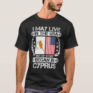 T-shirt Mon Histoire A Commencé À Chypre