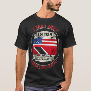 T-shirt Mon Histoire A Commencé À Trinité-Et-Tobago 3