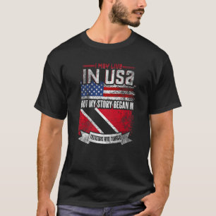 T-shirt Mon Histoire A Commencé À Trinité-Et-Tobago 4