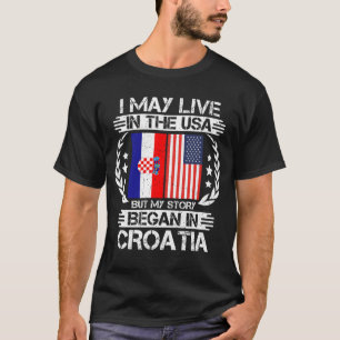T-shirt Mon histoire a commencé en Croatie