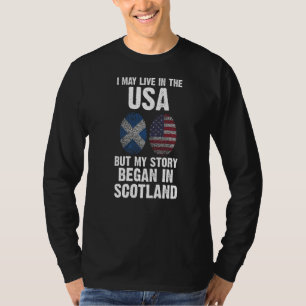 T-shirt Mon histoire a commencé en Écosse