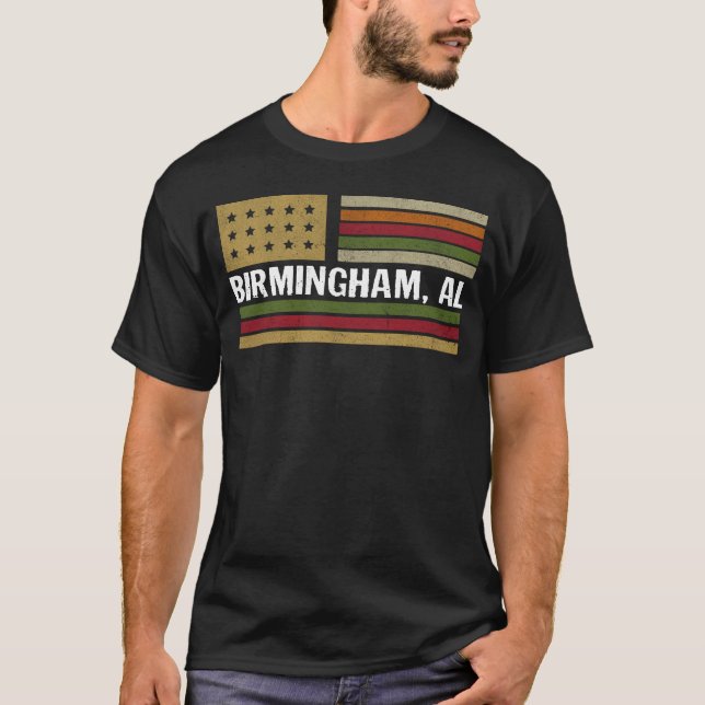 T-shirt Mon histoire commence à BIRMINGHAM AL (Devant)