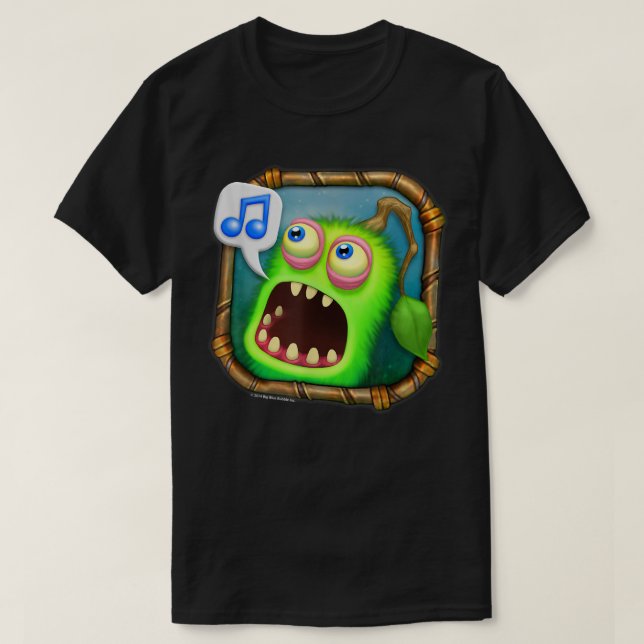 T-shirt Mon Icône Furcorn Monstres Chantant (Design devant)