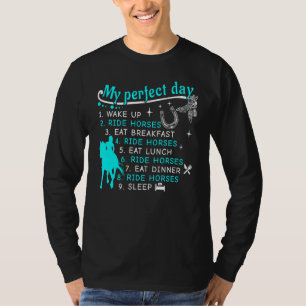 T-shirt Mon Idéal Cheval De Jour Mignonne