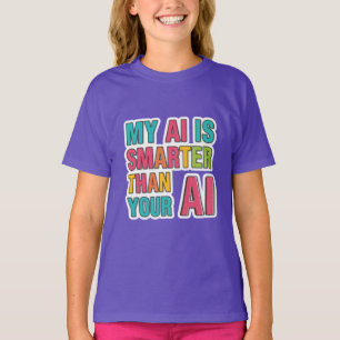 T-shirt Mon intelligence artificielle est plus intelligent