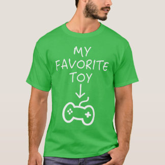 T-shirt Mon jouet préféré Manette de jeu vintage