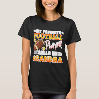 T-shirt Mon Joueur De Football Préféré M'Appelle