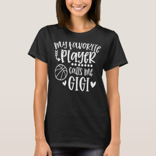 T-shirt Mon Joueur Favori M'Appelle Gigi Basketball Jeu D