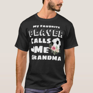 T-shirt Mon Joueur favori m'appelle grand-mère mignonne gr