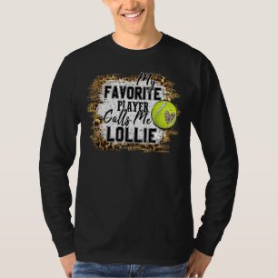 T-shirt Mon Joueur favori m'appelle Lollie Tennis Mère