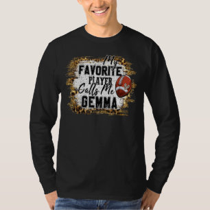 T-shirt Mon Joueur préféré m'appelle Mères de Football Gem