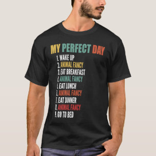 T-shirt Mon jour parfait Ambiance animal drôle