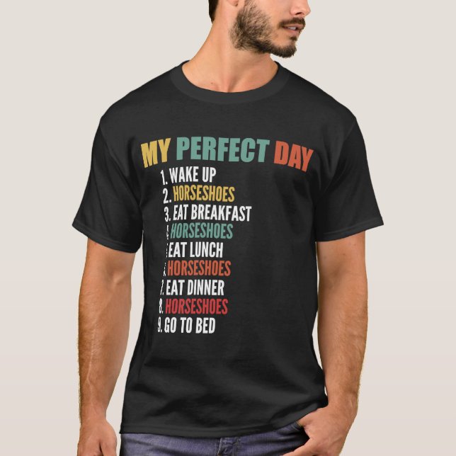 T-shirt Mon Jour parfait Fantastique fer à cheval (Devant)