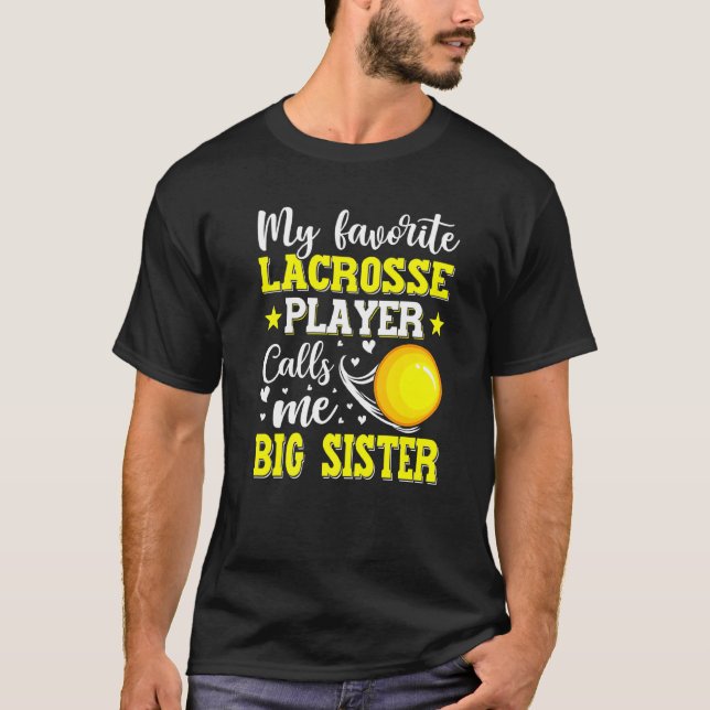 T-shirt Mon Lecteur De Crosse Préféré M'Appelle Big Sister (Devant)