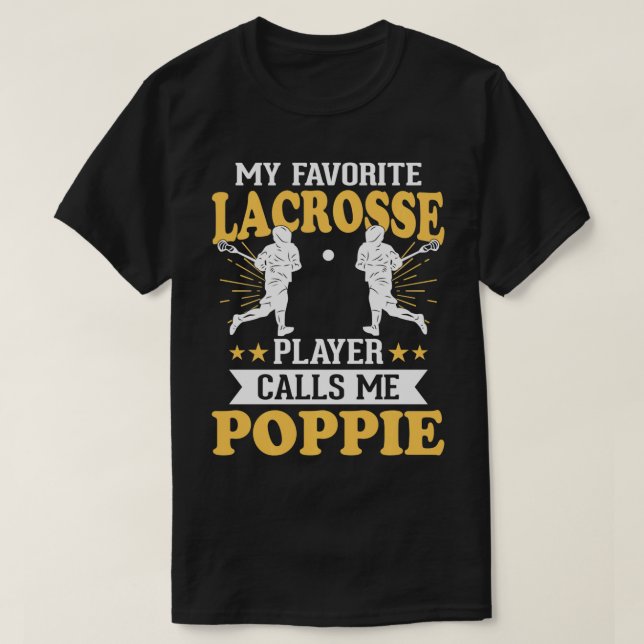 T-shirt Mon Lecteur De Crosse Préféré M'Appelle Poppie 1 (Design devant)