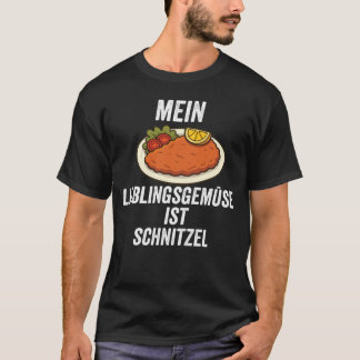 T-shirt Mon légume préféré est Schnitzel Drôle de nourritu