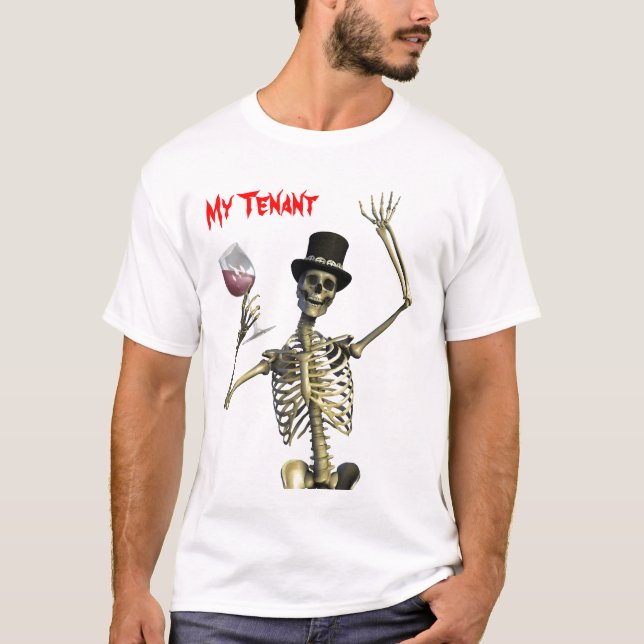 T-shirt Mon locataire est un étudiant d'honneurs (Devant)