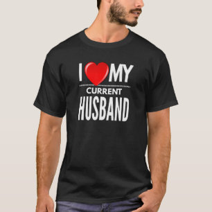 T-shirt Mon mari actuel par Yoray