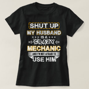 T-shirt Mon mari est un mécanicien fou