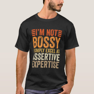 T-shirt Mon mari n'est pas autoritaire dit-il