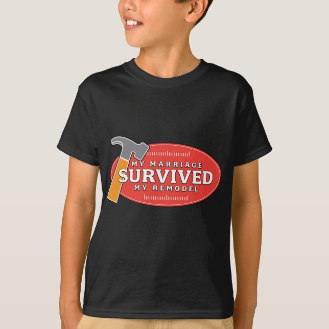 T-shirt Mon mariage a survécu au mon transforment le (Devant)