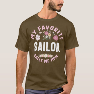 T-shirt Mon marin préféré m'appelle maman