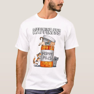 T-shirt Mon Médecine Du Bonheur A Été Appelée
