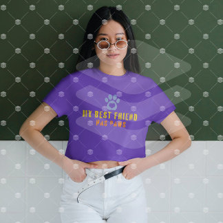 T-shirt mon meilleur ami a des pattes