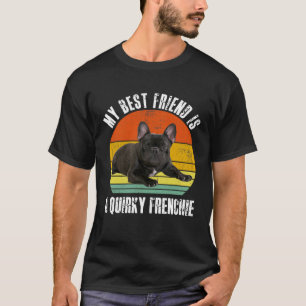T-shirt Mon meilleur ami est un Français excentrique Bulld