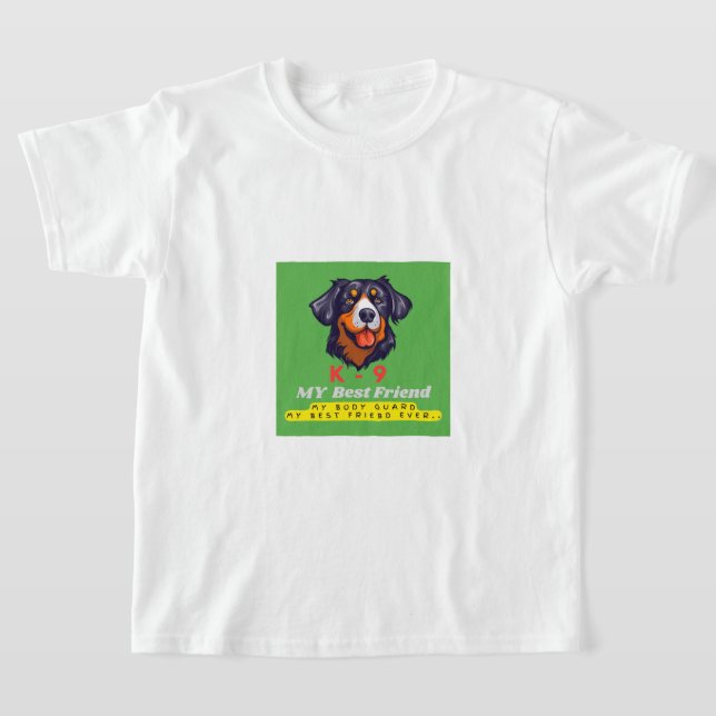 T-SHIRT MON MEILLEUR AMI, K-9 (Poser)