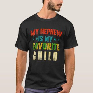 T-shirt Mon neveu est ma fille préférée Funny Nephew Tante