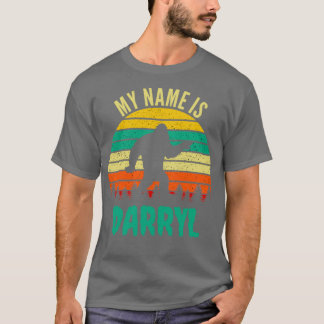 T-shirt Mon nom est Darryl Funny Bigfoot