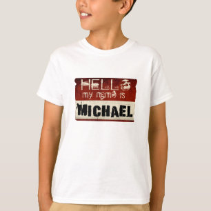 T-shirt Mon nom est des enfants de Michael