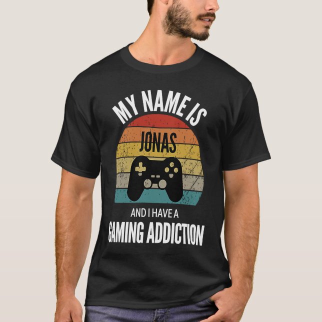 T-shirt Mon Nom Est Jonas Et J'Ai Un Supplément De Jeu (Devant)