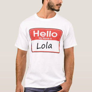 T-shirt Mon nom est Lola
