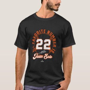 T-shirt Mon numéro préféré est 22 Juan Soto New York Baseb