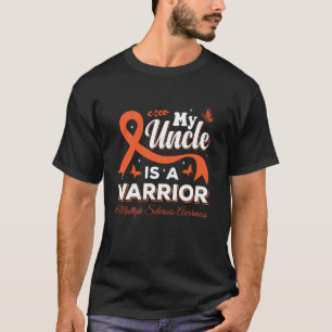 T-shirt Mon oncle est un guerrier Soutenir la sclérose en